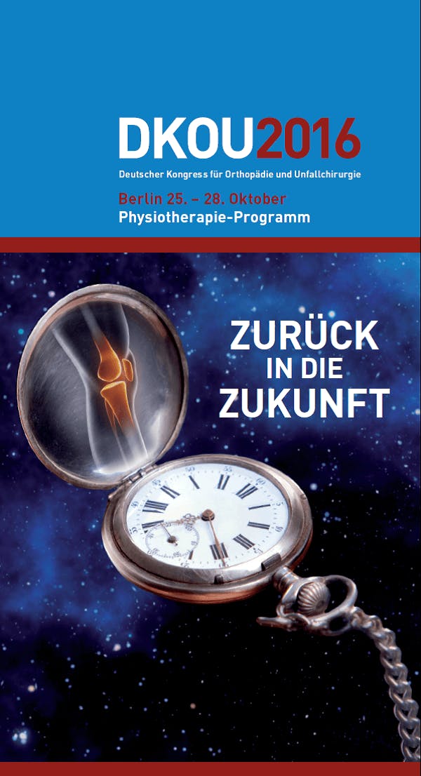 DKOU 2016: Programm für Physiotherapeuten am 27. Oktober