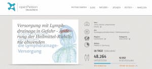 Lymph-Kampagne boomt – mehr als 48.000 Menschen unterzeichnen Petition