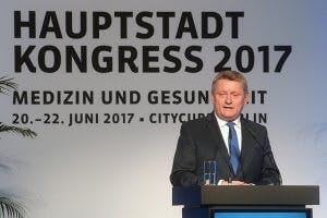 Bundesgesundheitsminister Hermann Gröhe auf dem Hauptstadtkongress 2017