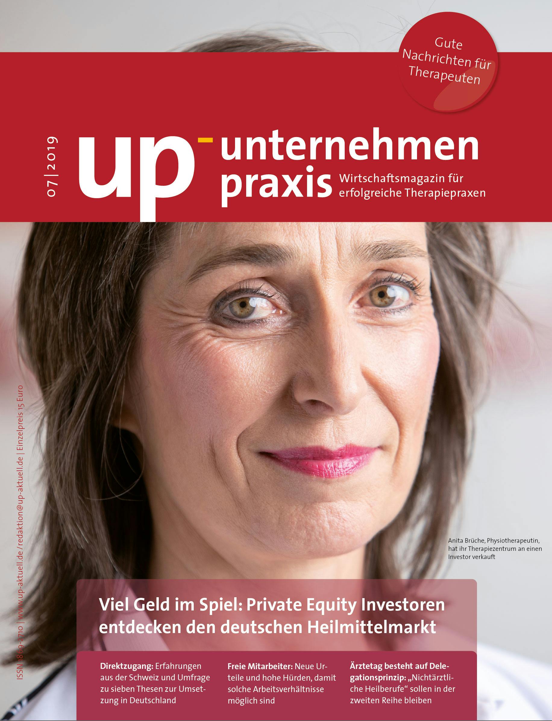 Ausgabe 7/2019 Viel Geld im Spiel: Investoren entdecken den deutschen Heilmittelmarkt