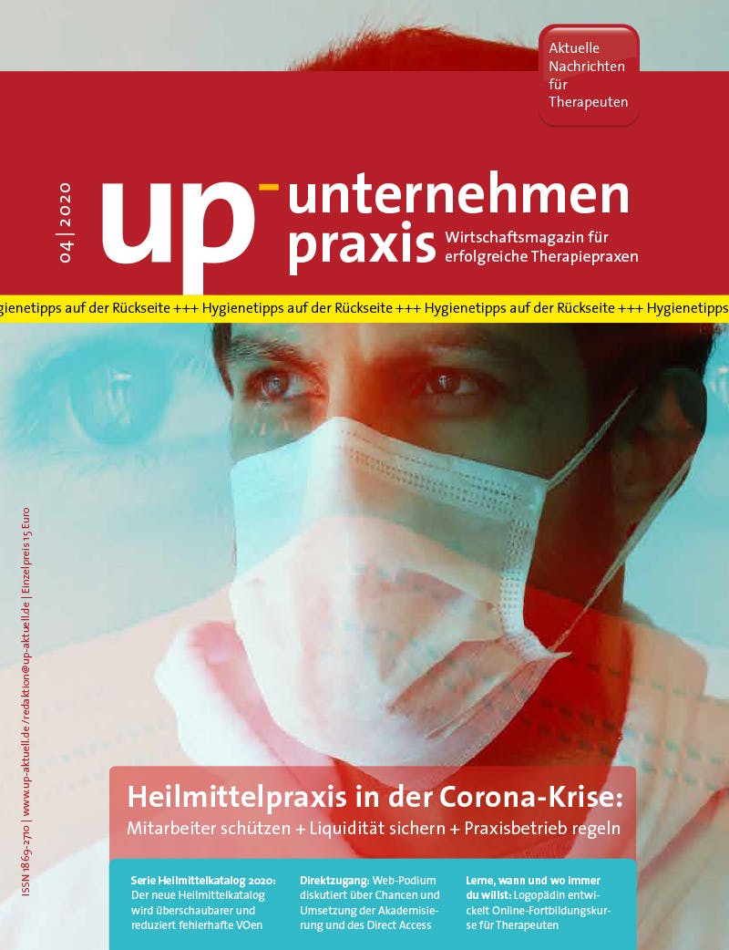 Ausgabe 04/2020 – Heilmittelpraxis in der Corona-Krise