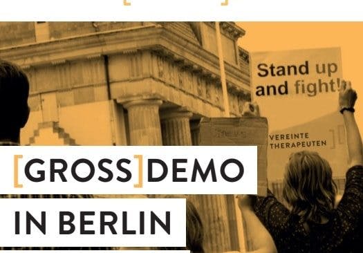 „Das Maß ist voll!“ - Therapeuten demonstrieren am 5. Juni in Berlin
