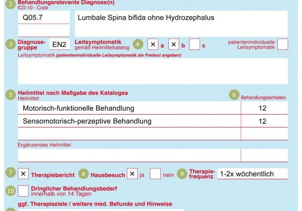 Indikation Lumbale Spina bifida ohne Hydrozephalus