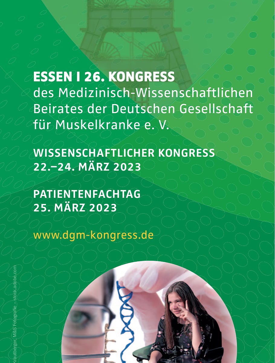 26. DGM-Jahreskongress vom 22. bis 24. März 2023 in Essen